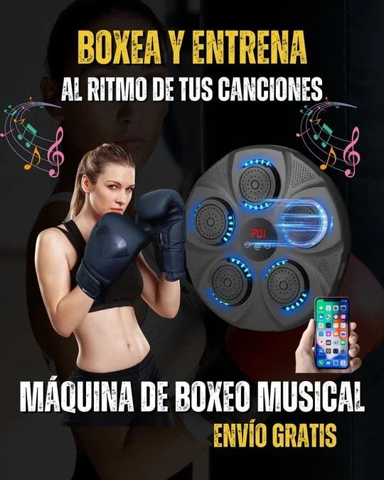 MÁQUINA DE BOXEO ANTIESTRÉS + GUANTES GRATIS